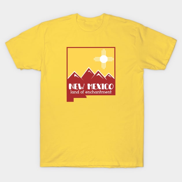 New Mexico Land Of Enchantment Shirt T-Shirt by HolidayShirts